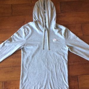 Nike Heather Grey Pullover Hoodie